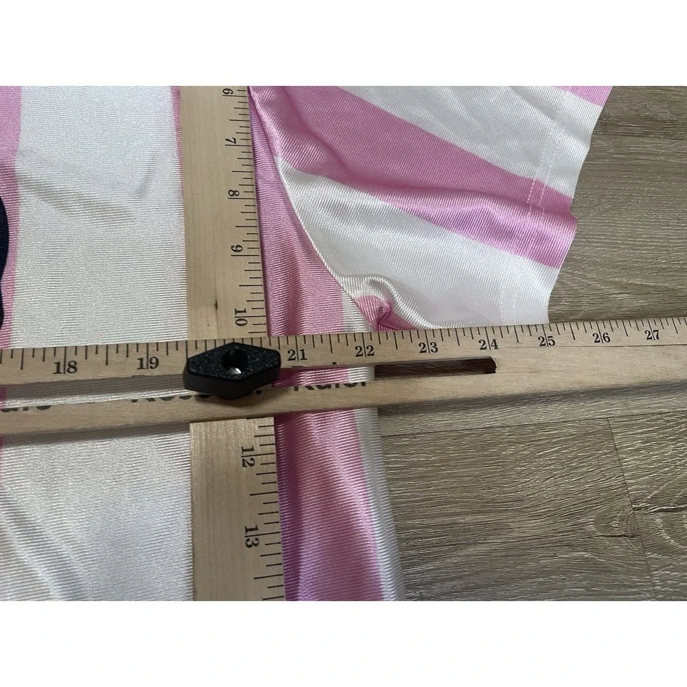 The Amazing Spider-Man Jersey Women's Sz L Oversized Pink Shirt Striped - Picture 5 of 7